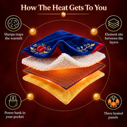 CrownCozies™ Heated Robe